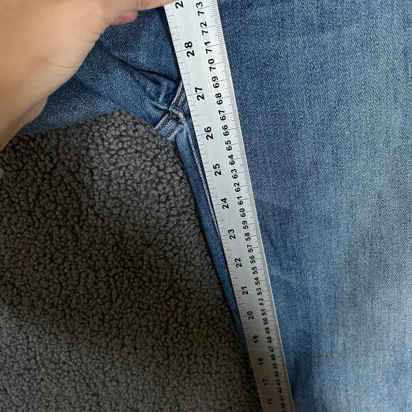 Mother The Looker Ankle Fray in Hey Sun Jeans - Women's Size 24 - Blue - Picture 7 of 10